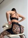 Leggings FITRUN Leggings Super Nuts Push-Up "Leopard"