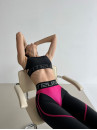 Leggings FITRUN Leggings Super Nuts "Pink Blaze"