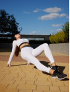 Легінси FITRUN Leggings Super Nuts Push-Up "Total White Relief"
