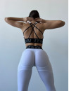 Легінси FITRUN Leggings Super Nuts Push-Up "Total White Relief"
