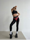 Леггинсы FITRUN Leggings Super Nuts "Wine Blaze"