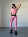 Леггинсы FITRUN Leggings Super Nuts Push-Up "Total Shine Flamingo"