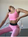 Leggings FITRUN Leggings Super Nuts Push-Up "Total Shine Flamingo"