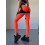 Leggings FITRUN Leggings Super Nuts Push-Up "Orange Relief"