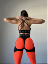 Легінси FITRUN Leggings Super Nuts Push-Up "Orange Relief"