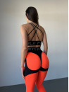 Легінси FITRUN Leggings Super Nuts Push-Up "Orange Relief"