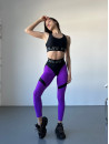 Легінси FITRUN Leggings Super Nuts Push-Up "Purple Relief"