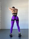Легінси FITRUN Leggings Super Nuts Push-Up "Purple Relief"