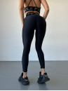 Леггинсы FITRUN Leggings Base "Total Black"