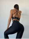 Леггинсы FITRUN Leggings Base "Total Black"