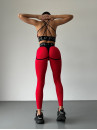 Леггинсы FITRUN  Leggings Super Nuts "Red Relief"