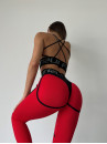 Leggings FITRUN  Leggings Super Nuts "Red Relief"