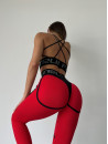 Leggings FITRUN  Leggings Super Nuts "Red Relief"