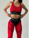 Leggings FITRUN  Leggings Super Nuts "Red Relief"