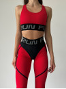 Легінси FITRUN  Leggings Super Nuts "Red Relief"