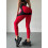 Leggings FITRUN Leggings Super Nuts Push-Up "Red Relief"