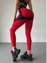 Leggings FITRUN Leggings Super Nuts Push-Up "Red Relief"
