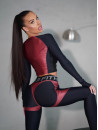 Леггинсы FITRUN Leggings NICE Push-Up "Wine Blaze"