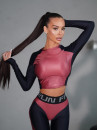 Леггинсы FITRUN Leggings NICE Push-Up "Wine Blaze"