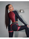 Легінси FITRUN Leggings NICE Push-Up "Wine Blaze"