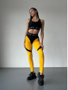 Леггинсы FITRUN Leggings Super Nuts Push-Up "Yellow Relief"