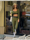 Leggings FITRUN Leggings Sculpt "Total Khaki"