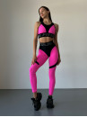 Леггинсы FITRUN Leggings Super Nuts Push-Up "Pink Relief"