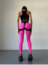 Leggings FITRUN Leggings Super Nuts Push-Up "Pink Relief"