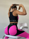 Leggings FITRUN Leggings Super Nuts Push-Up "Pink Relief"