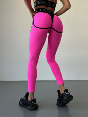 Leggings FITRUN Leggings Super Nuts "Pink Relief"