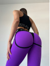 Leggings FITRUN Leggings Super Nuts "Purple Relief"