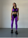 Леггинсы FITRUN Leggings Super Nuts "Purple Relief"