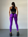 Leggings FITRUN Leggings Super Nuts "Purple Relief"