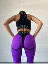 Леггинсы FITRUN Leggings Super Nuts "Purple Relief"