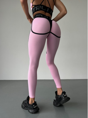 Leggings FITRUN Leggings Super Nuts "Flamingo Relief"