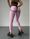 Леггинсы FITRUN Leggings Super Nuts "Flamingo Relief"