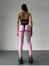 Леггинсы FITRUN Leggings Super Nuts "Flamingo Relief"