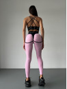 Леггинсы FITRUN Leggings Super Nuts "Flamingo Relief"