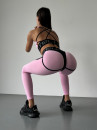 Леггинсы FITRUN Leggings Super Nuts "Flamingo Relief"