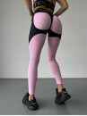 Леггинсы FITRUN Leggings Super Nuts Push-Up "Flamingo Relief"