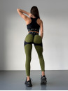 Легінси FITRUN Leggings Super Nuts Push-Up "Khaki Relief"