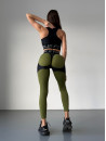Leggings FITRUN Leggings Super Nuts Push-Up "Khaki Relief"