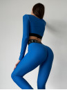 Leggings FITRUN Leggings Sculpt "Total Blue"