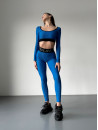 Leggings FITRUN Leggings Sculpt "Total Blue"