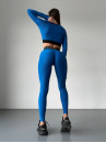 Leggings FITRUN Leggings Sculpt "Total Blue"