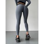 Leggings FITRUN Leggings Sculpt "Total Silver"