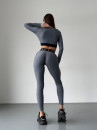 Leggings FITRUN Leggings Sculpt "Total Silver"