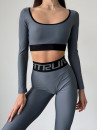 Leggings FITRUN Leggings Sculpt "Total Silver"