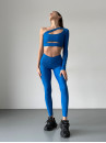 Леггинсы FITRUN Leggings V-Classic "Blue"