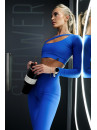 Леггинсы FITRUN Leggings V-Classic "Blue"